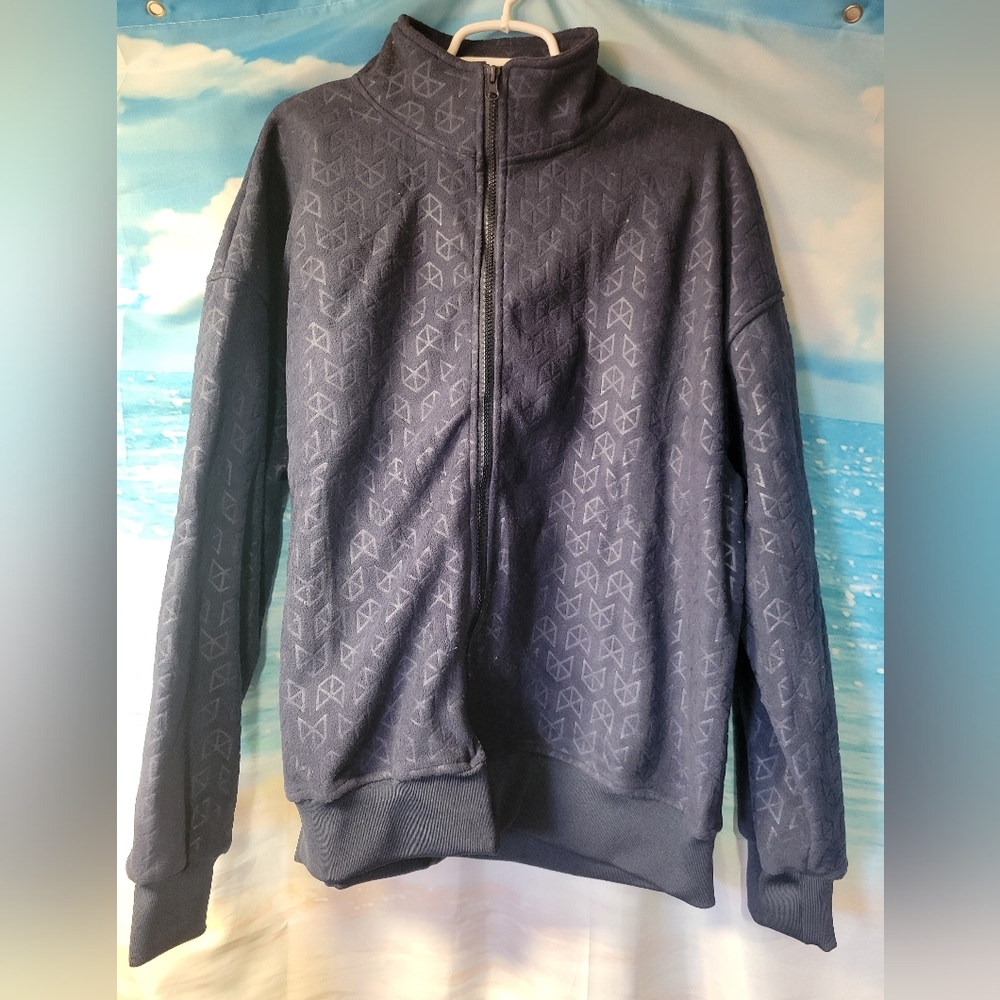 RawGear NWT Blue Fleece Full Zip‎ Jacket Mens Size Large